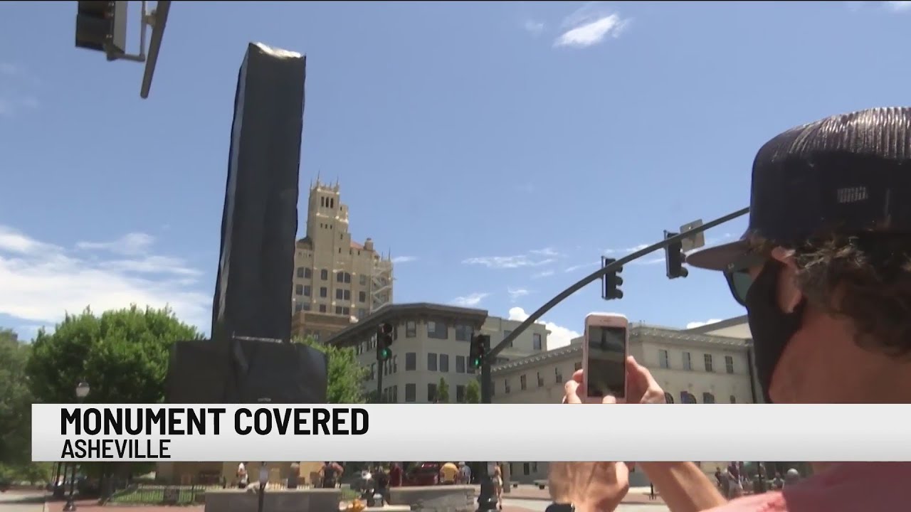 Vance Monument in Asheville covered, task force sought to determine