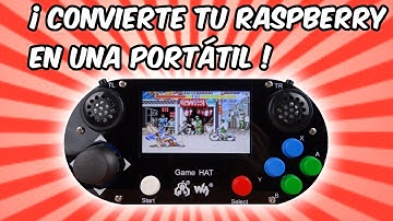 🕹️ TRANSFORMA TU RASPBERRI PI EN CONSOLA PORTÁTIL RETRO con el game hat de WAVESHARE en español