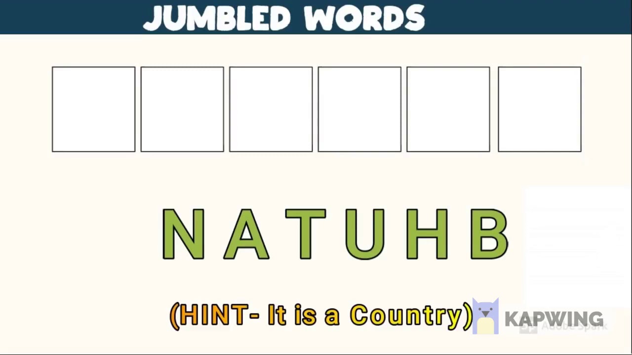 country jumble words country jumble words