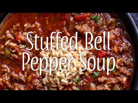 Stuffed Bell Pepper Soup