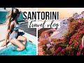 🇬🇧 TRAVEL VLOG: SANTORINI, GREECE 🇬🇷 | Thira 4K | Greek Food, Prices and Top Things To Do | Part 1