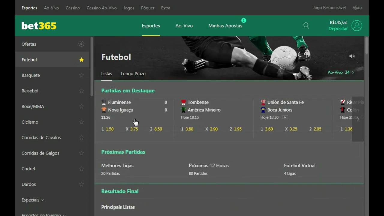 aposta m铆nima bet365