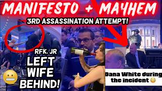 🔴 FULL MANIFESTO   CHAOS: Kash Patel Ducking, RFK Jr Leaves Wife, Woman Chugs Wine at WHCD