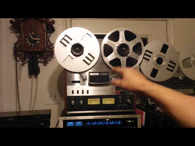 TEAC A-6600 REEL 2 REEL How to Load Repair Instructions