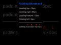 CSS Padding Explained 🔥 | Padding All Tricks (Shorthand + Top/Right/Bottom/Left)