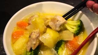 Noodle cream stew / 特選 濃厚鶏シチューラーメン