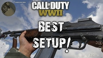 Call of Duty WW2 - BAR Best class setup! BEST WEAPON IN COD WWII