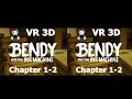 Bendy and the Ink Machine 3D VR video 3D SBS VR box Google Cardboard wide-screen ch 1-2