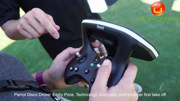 Parrot Disco Drone  Launch Demo Assisted Piloting - Overview