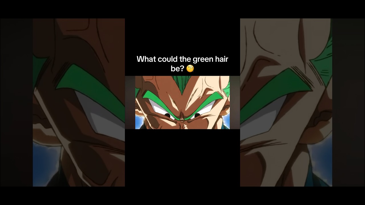 Vegeta green hair? 