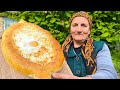 Cooking Crispy And Delicious Homemade Khachapuri In An Azerbaijani Village