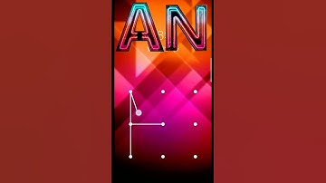 A❤️N pattern lock || #shorts #short #viral #trending #ak #song #love #army