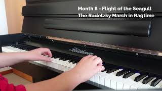 One year composing ragtime for piano (no prior experience)