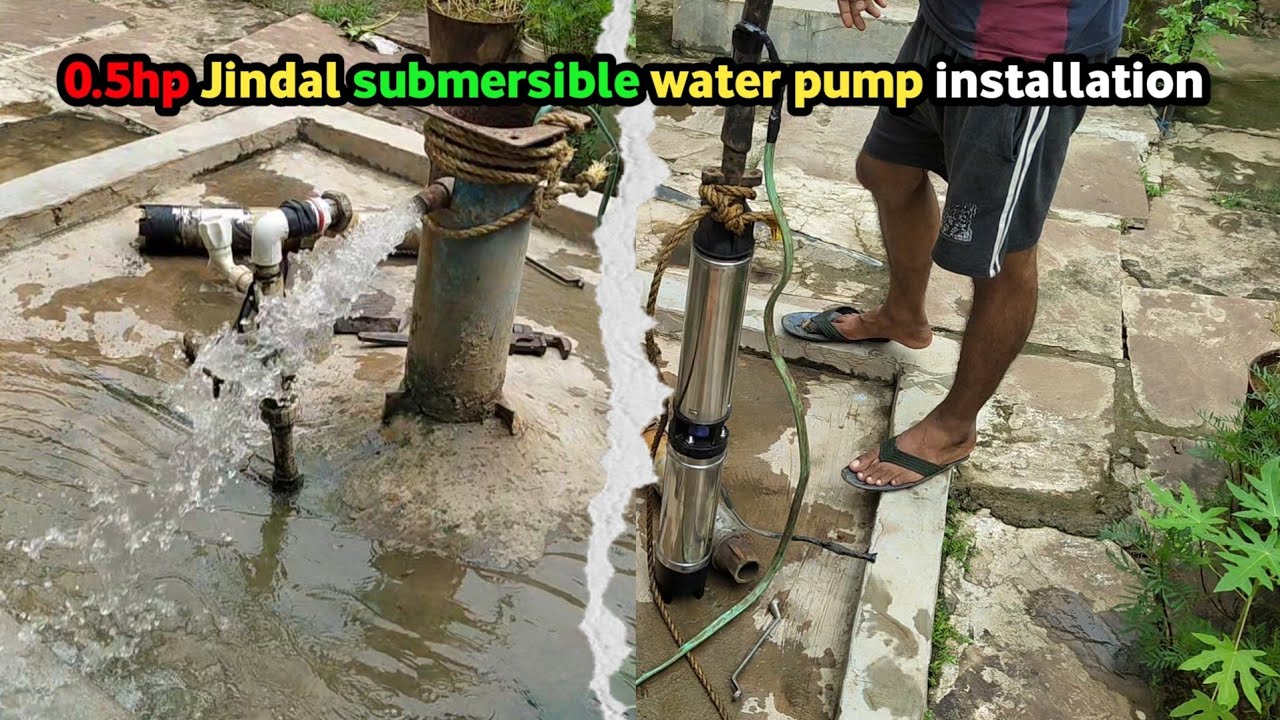 0.5hp Submersible Water Pump Installation | Jindal gold Submersible Pump by Pump Advisor