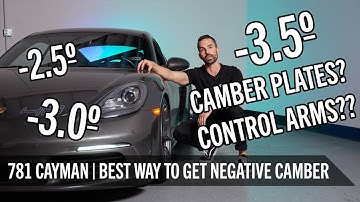 APEX | Best Way to Get Negative Camber on a 718 Porsche Cayman