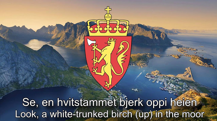 Norwegian National Song - Norge i rødt, hvitt og blått