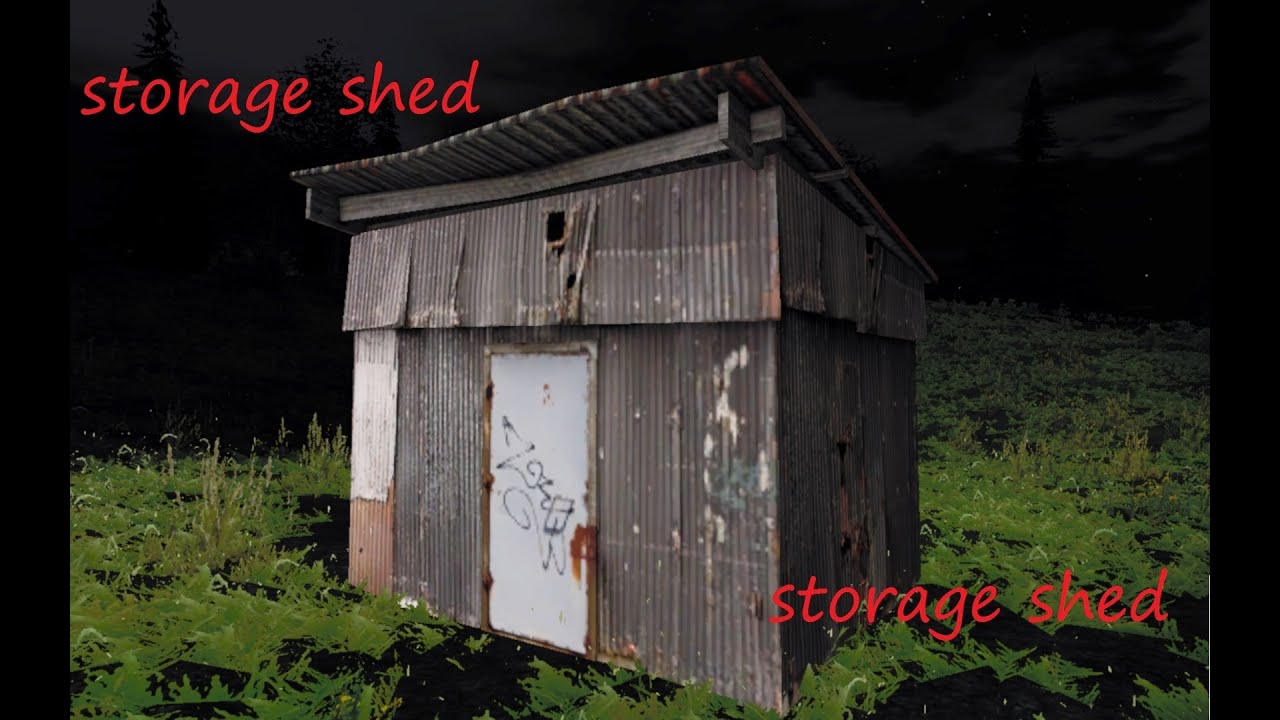 Dayz epoch how to craft a storage shed - YouTube