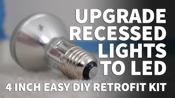 How to Install Retrofit LED Lights 4 Inch Kit - Dimmable LED Recessed Lighting Sunco 3000K 5000K