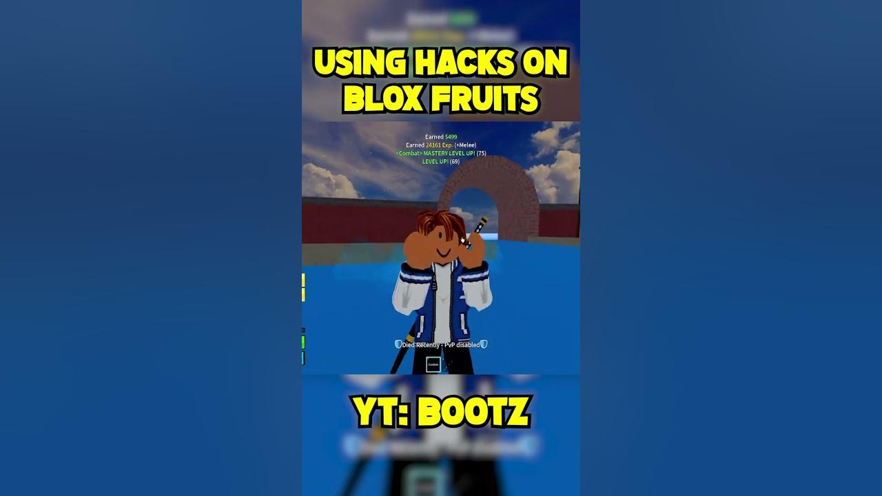 using HACKS To Get MAX LEVEL in Blox Fruits.. 