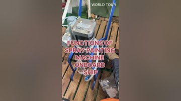 Automated Spray Painting: The Future of Ship Maintenance #spraypaintings #ship