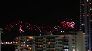 Mandarin Oriental Miami Closing: Stunning Drone Show over Brickell Bay