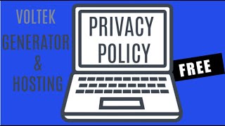 Privacy Policy Generator + Hosting FREE Voltek