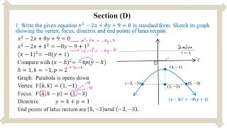 # Grade 12 Math (2026 Old Qs - Ch 6) Section  D