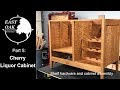 Cherry liquor cabinet part 5  woodworking