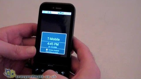 T-Mobile G1 hands-on video