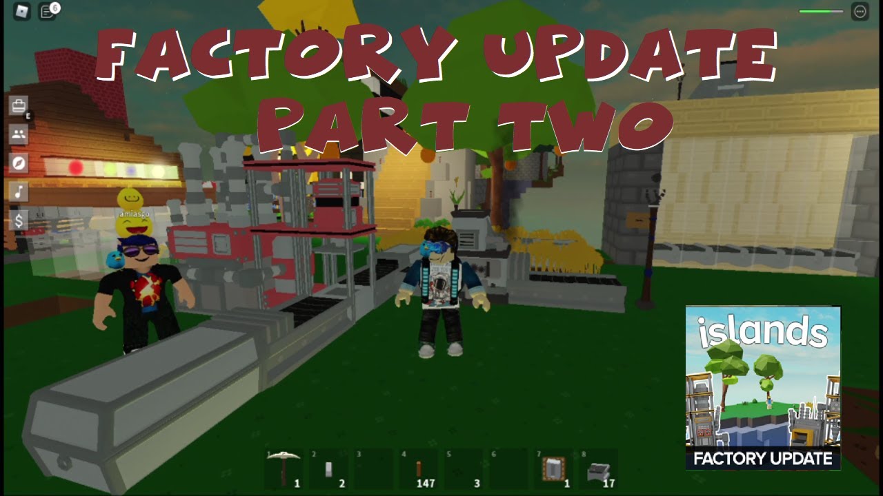Roblox Islands Factory Update Part 2 Copper Press, Steel Press