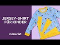 Jersey-Shirt für Kinder - super für Stoffreste!