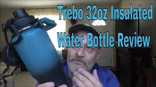 Trebo 32oz Insulated Water Bottle Full Review In 4K.