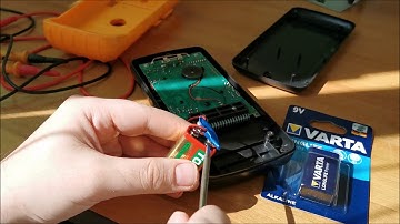 How to change the batteries on a multimeter
