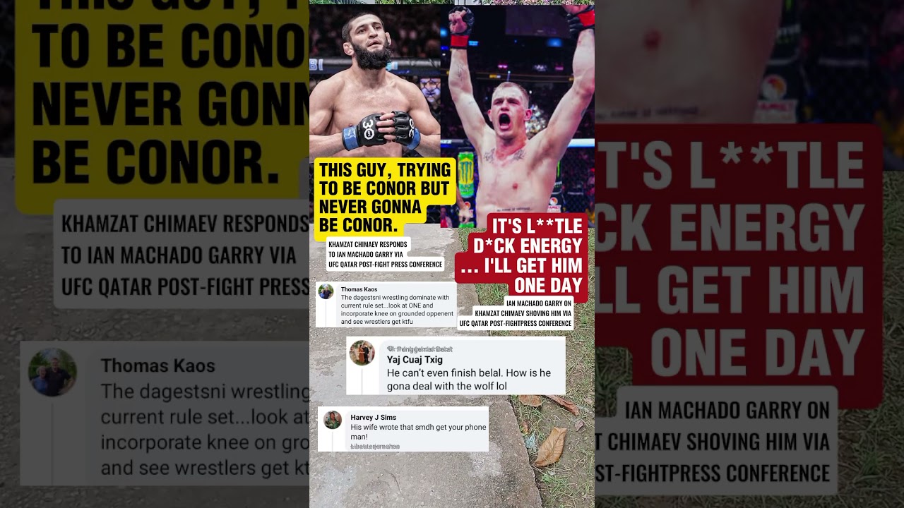 Ian Garry vs. Khamzat! Jab: "He's Not Conor!" UFC Beef Erupts! 