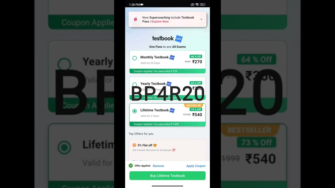Testbook Coupon code Testbook Select Coupon code Testbook Pass Review Testbook pass review