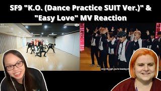 Two Fantasy reacting to SF9 (에스에프나인) K.O. (Dance Practice SUIT Ver.) & 'Easy Love' MV | Reaction