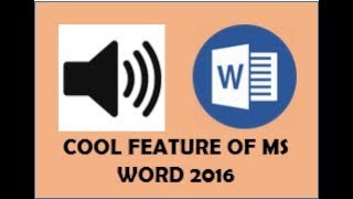 Cool MS WORD 2016 Feature (Pronunciation Checker in Audio-Offline) screenshot 2