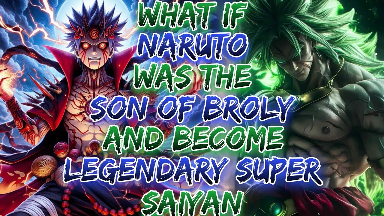 What If Naruto was the son of broly and become the legendary super saiyan ?