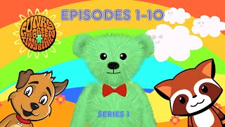 Funky the Green Teddy Bear  PreSchool Fun for Everyone! Series 1 Episodes 110