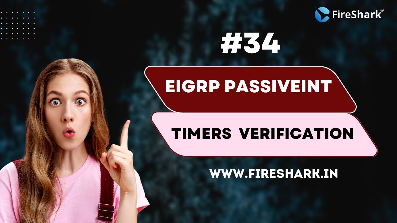  34 eigrp passive interface timers verification hindi youtube