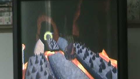 Spongebob Squarepants the movie the video game walkthrough part 15 part 3  Rock Slide ring challenge