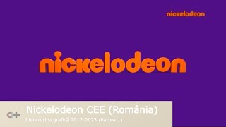 Nickelodeon CEE (România) ident-uri și grafică 2017-2023