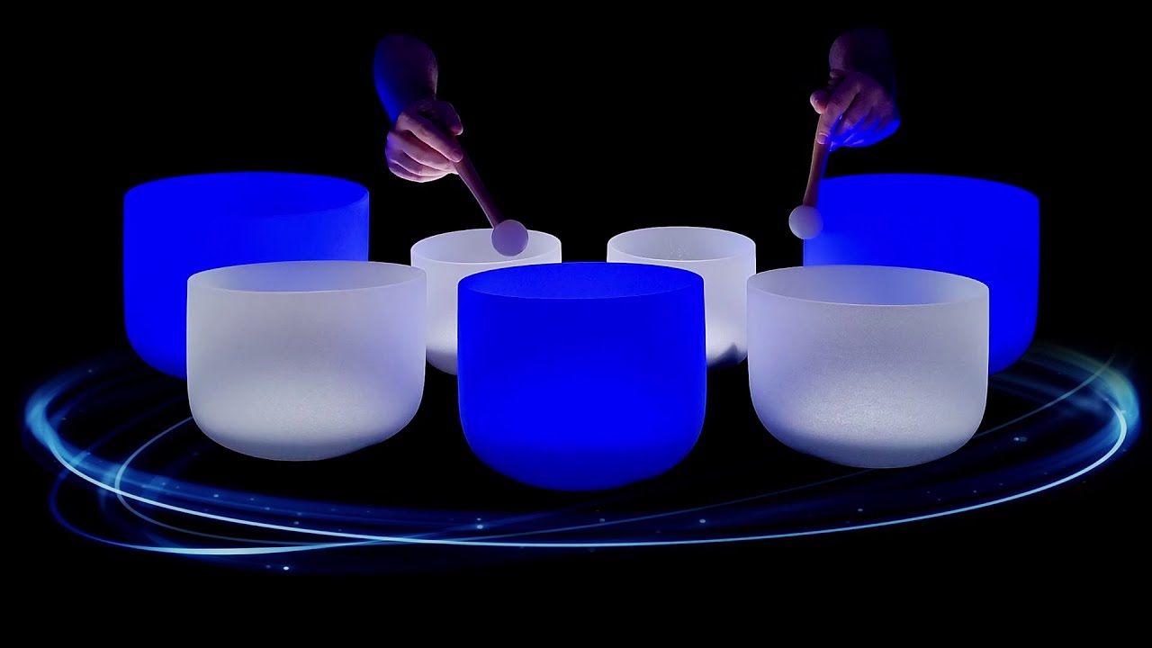 432 Hz Crystal Bowls Sound Bath for Sleep and Relaxation - YouTube