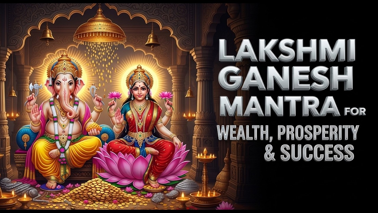 Lakshmi Ganesh Mantra for Wealth, Prosperity & Success | Divine Meditation to Attract Abundance