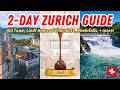 ZURICH TRAVEL GUIDE: What to DO & SEE in Zurich! + Lindt Home of Chocolate & Rhine Falls