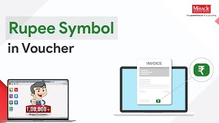 How to add Rupee Symbol in Miracle Accounting Software screenshot 3