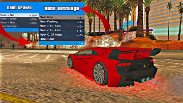 Neon Spawner Final Version+Settings In Game For GTA Sa Android