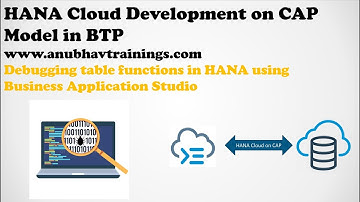 05 Debug Hana Table Functions in Hana cloud