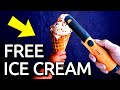 FREE ICE CREAM! How to get - find free ice cream for friends? Metal Detector + finds = Ice cream!