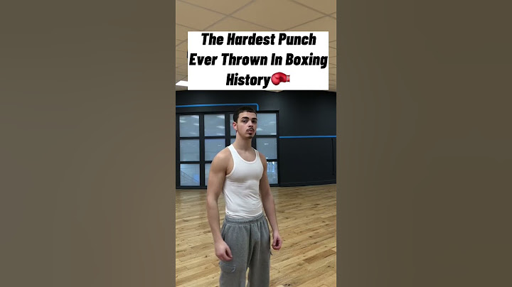 The Hardest Punch Ever Thrown In Boxing